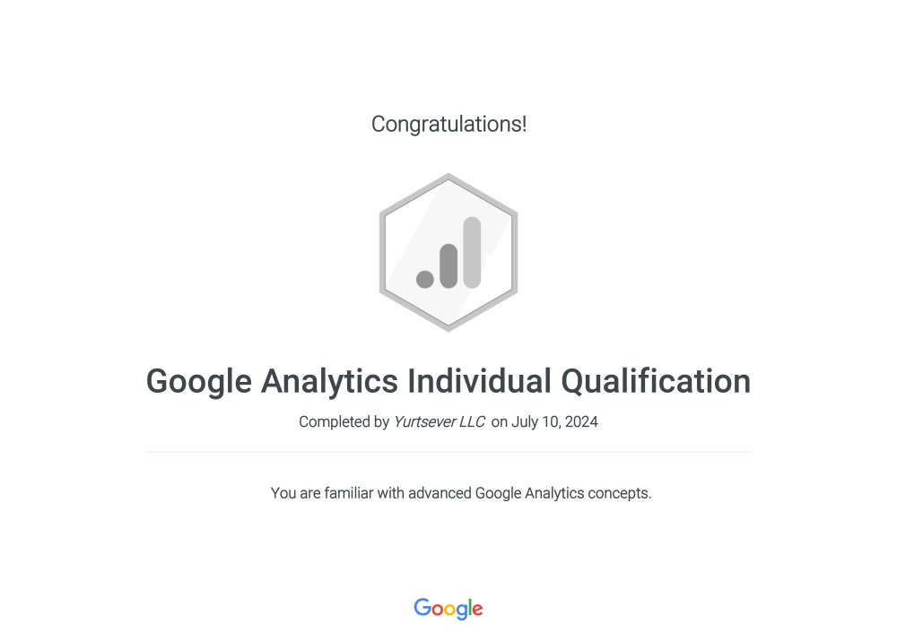 Google Certificates